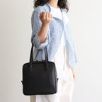square hand bag #black