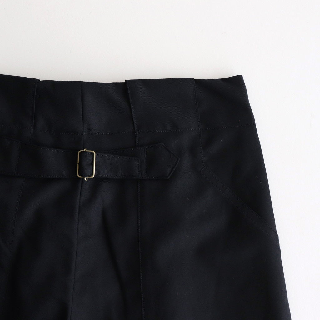 HW wide trousers #Navy [242505]