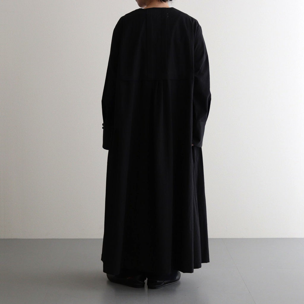 薄氷の汀 Layered tuck dress #black [TLF-125-op005-tp]