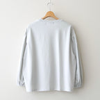 アメリカンコットン天竺 ボリュームスリーブPO #005 グレー [US260CT013]