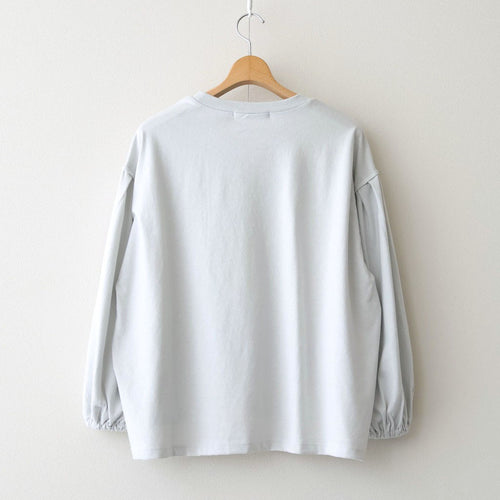 アメリカンコットン天竺 ボリュームスリーブPO #005 グレー [US260CT013]