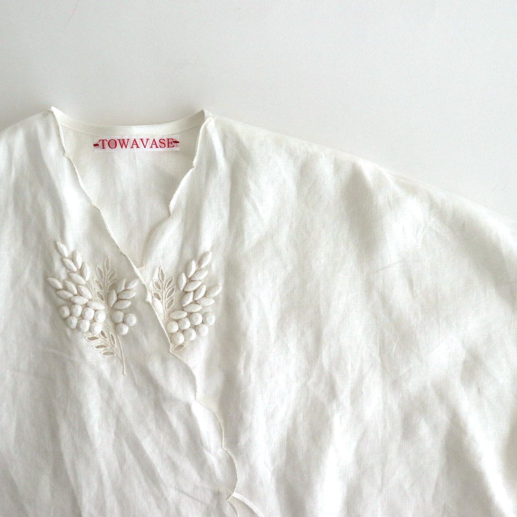 Bonvoyage Cachecoeur blouse #white [29-0039S]