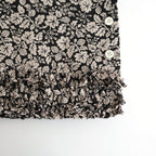 WILD BERRY FRILL DECORATION BUTTON BIB #Flax [no.7757]