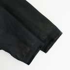 DENSELY LINEN TRIMING BOLERO #Black [no.7311]