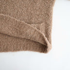 3GG BOUCLE CREW NECK PULLOVER WITH POCKET #8380 BEIGE [CNMDS2562A]