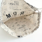 GRAFFITI DRAWSTRING BAG (L) #Flax [no.7959]