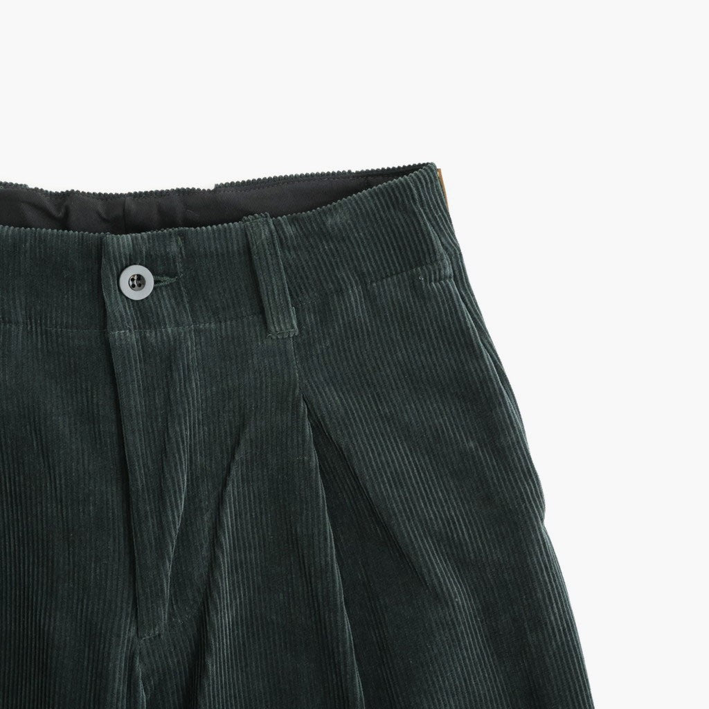 HW wide trousers #Dark Green [262506]