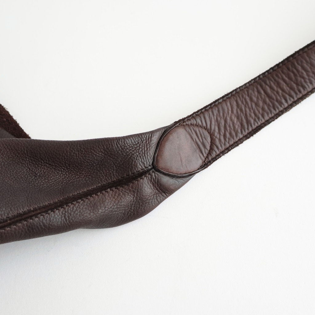 COW LEATHER ONE HANDLE BAG #8950 DK.BROWN [SVMDSH2621]