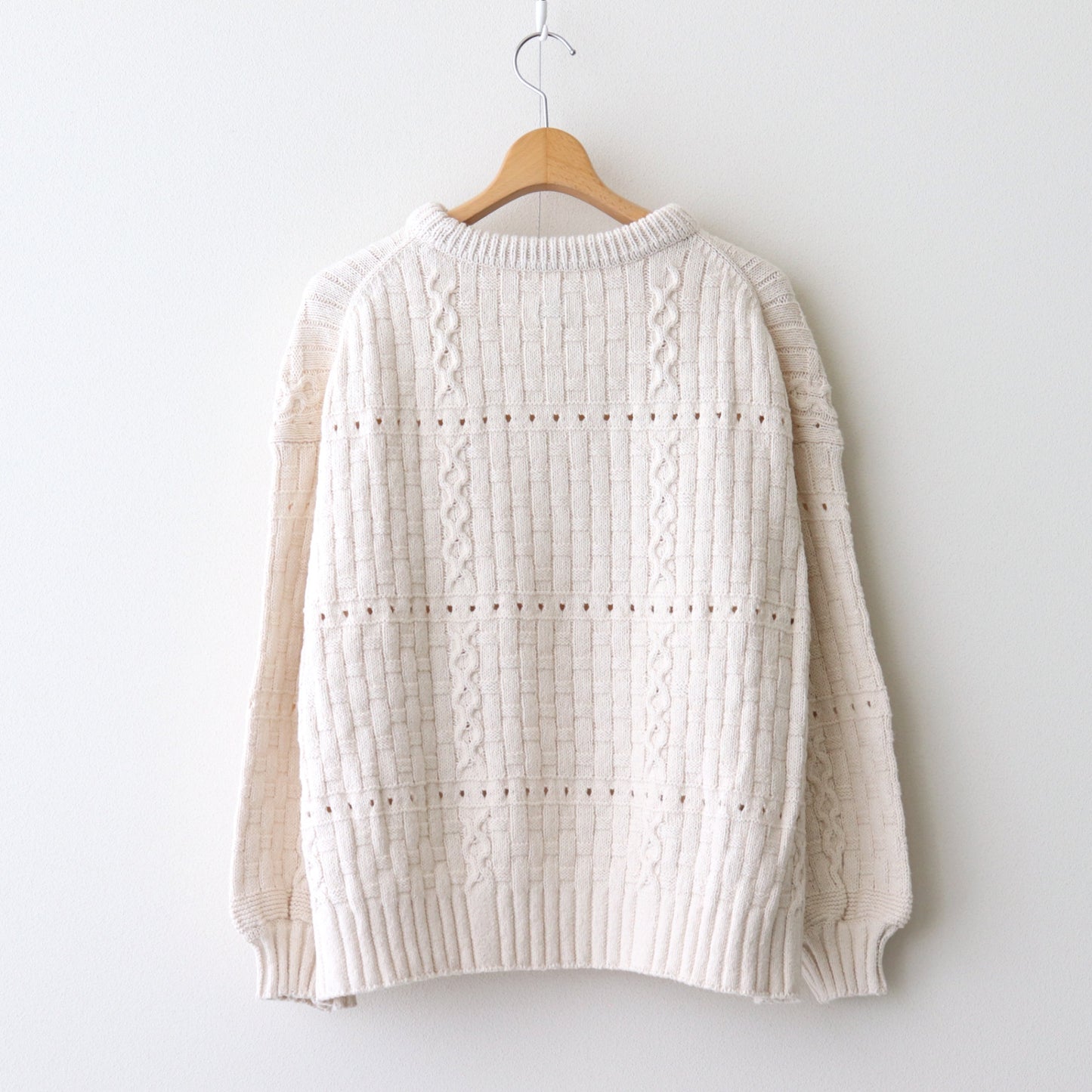 Recycled-Cotton Jumper #Ecru [oni060]