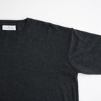 14GG PLAIN STITCH COTTON/NYLON/SILK CREW-NECK PULLOVER #9800 CHARCOAL [NNSL26502]
