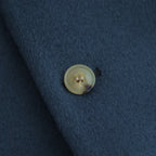 うつくしい沈黙 Collarless long coat #blue gray [TLF-126-co002-FW]