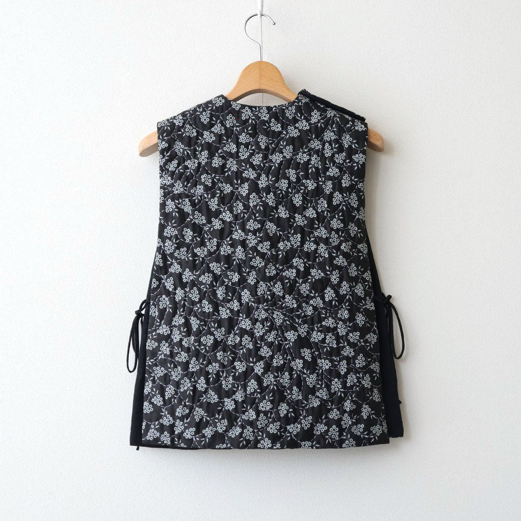 TOWAVASE French komon vest 完売！ベスト French Komon Vest #black [31-0043S] - DOKODO 三重県四日市市の