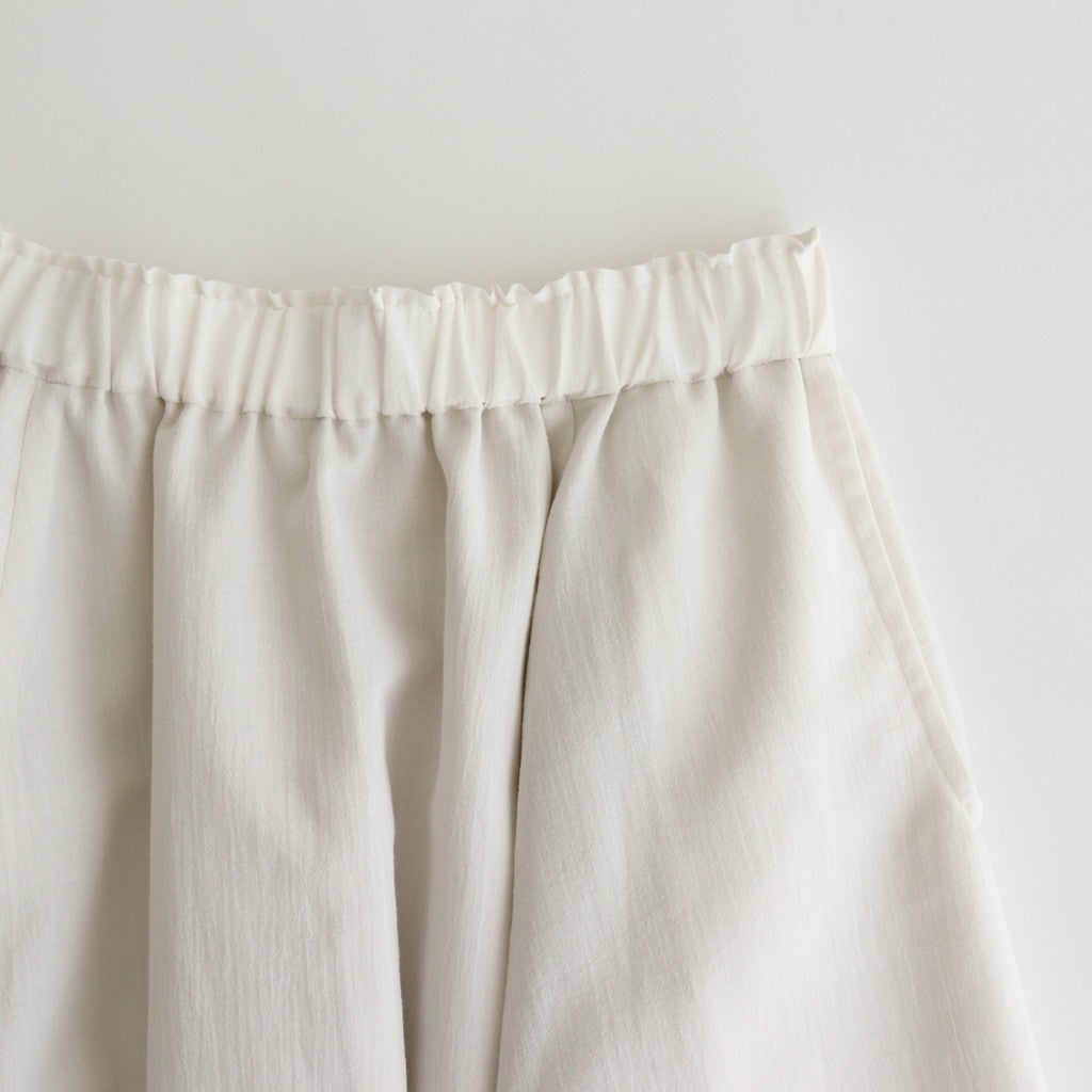 半透明の沈黙 Circular skirt #Off White [TLF-225-sk005-cdv]