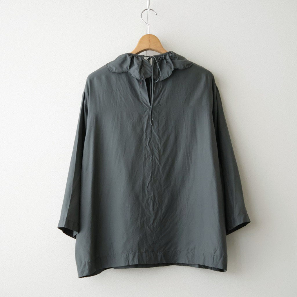 Volant blouse #dark gray [32-0014A]