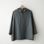 Volant blouse #dark gray [32-0014A]