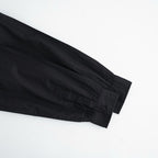 60s ORGANIC CAMBRIC WITH EMB BANDED COLLAR PINTUCK & EMB SHIRT #9900 BLACK [NMDS26521]
