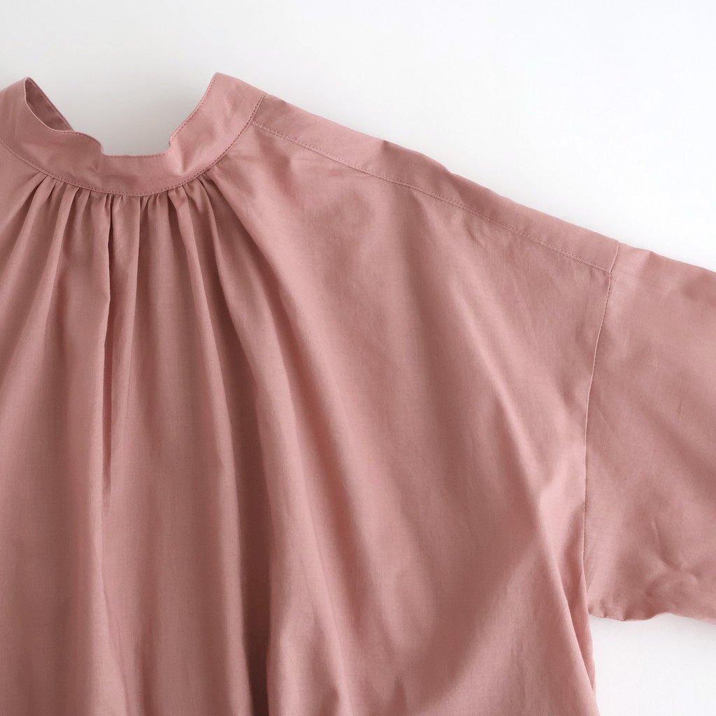 静寂の欠片 Back open garher dress #Smoky Pink [TLF-126-op001-la]