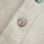 静寂：Knit cape vest #greige [13253-14106]