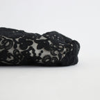 CROWN MOTIF LACE BAG #Black [no.7532]
