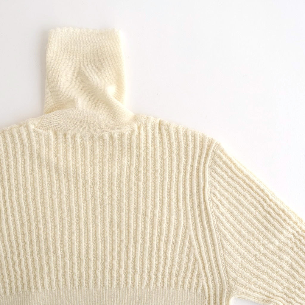存在すること：Turtleneck sweater #ivory [13241-13308]