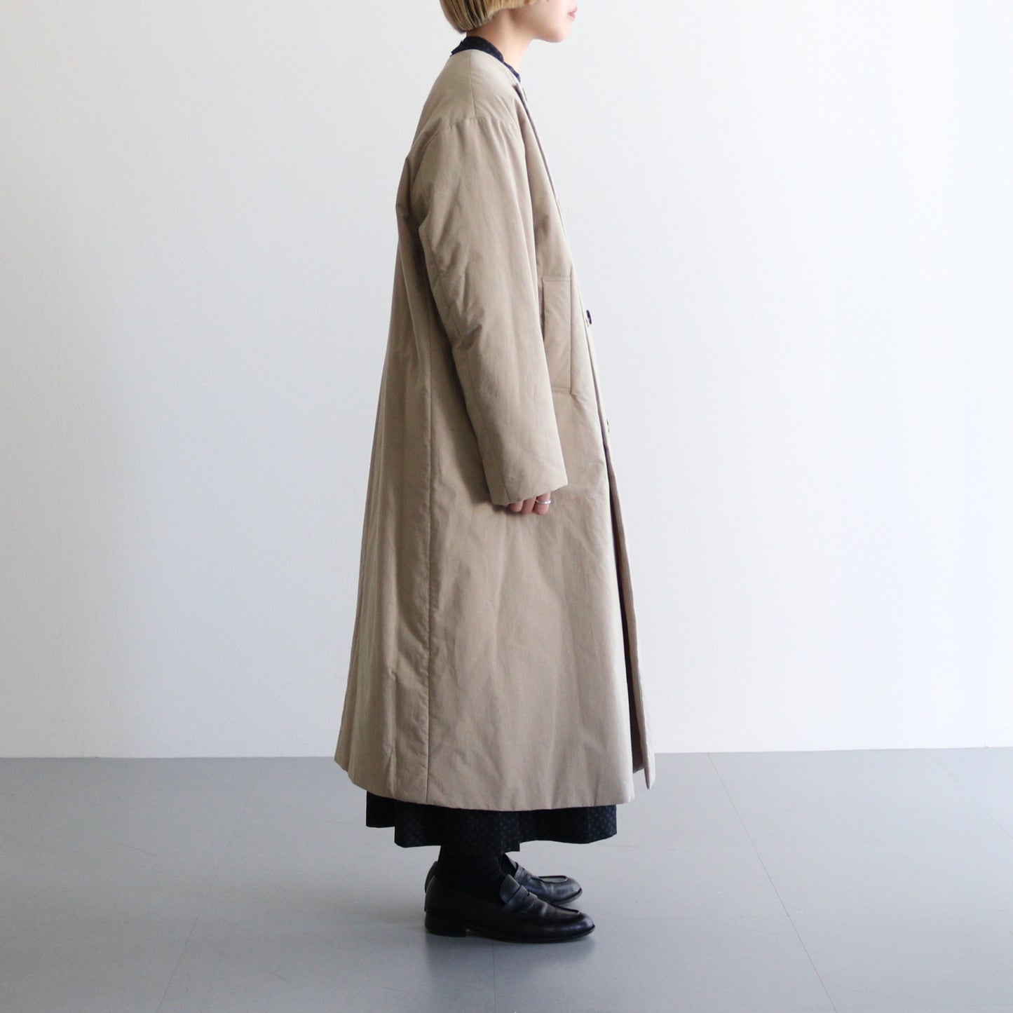 PUFF COAT #Beige [no.7077]