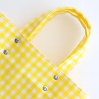 PAPER TOTE SMALL #GINGHAM YELLOW [TMB-2286H]