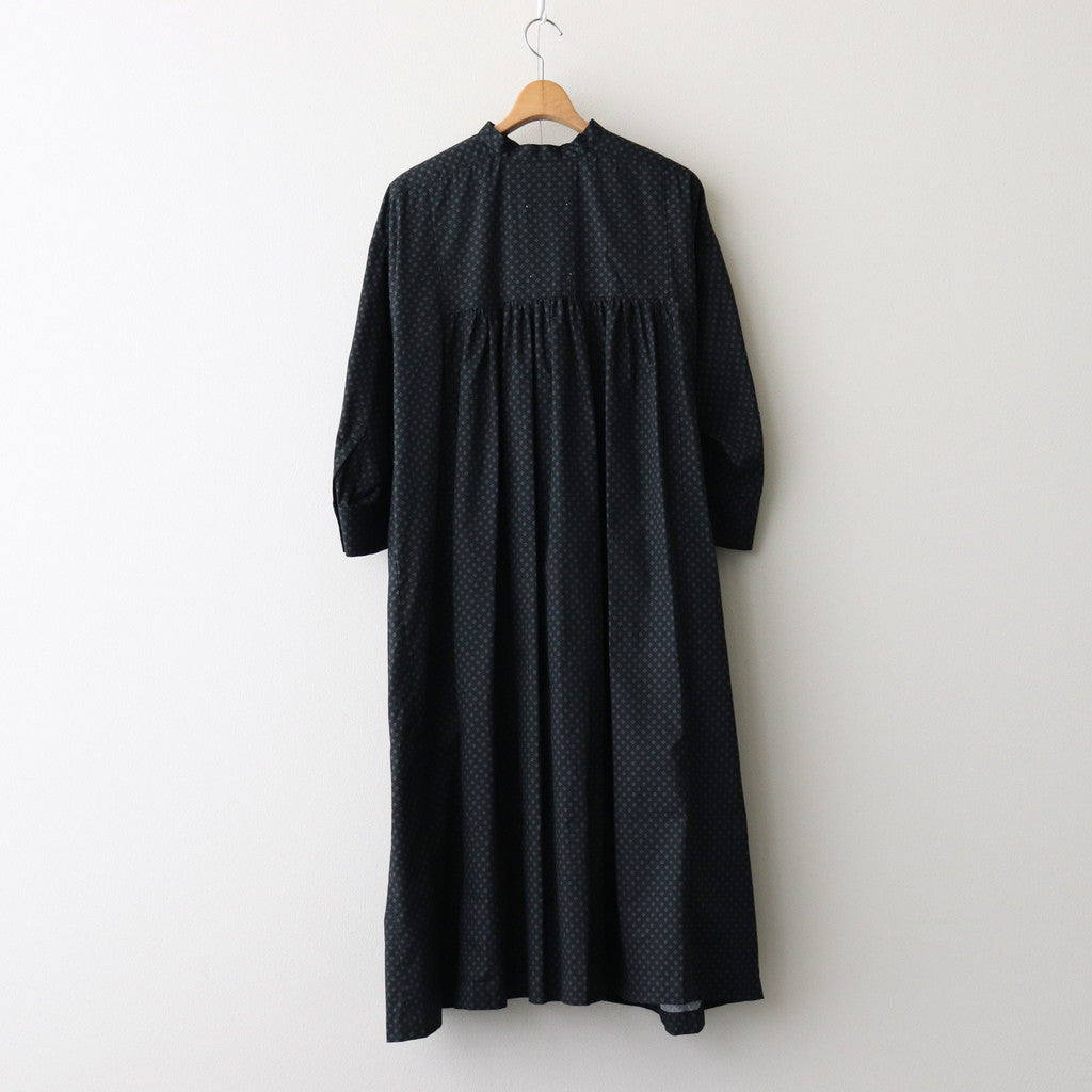 明滅する風景 Rectangle dress #black/grey [TLF-125-op006-gp]