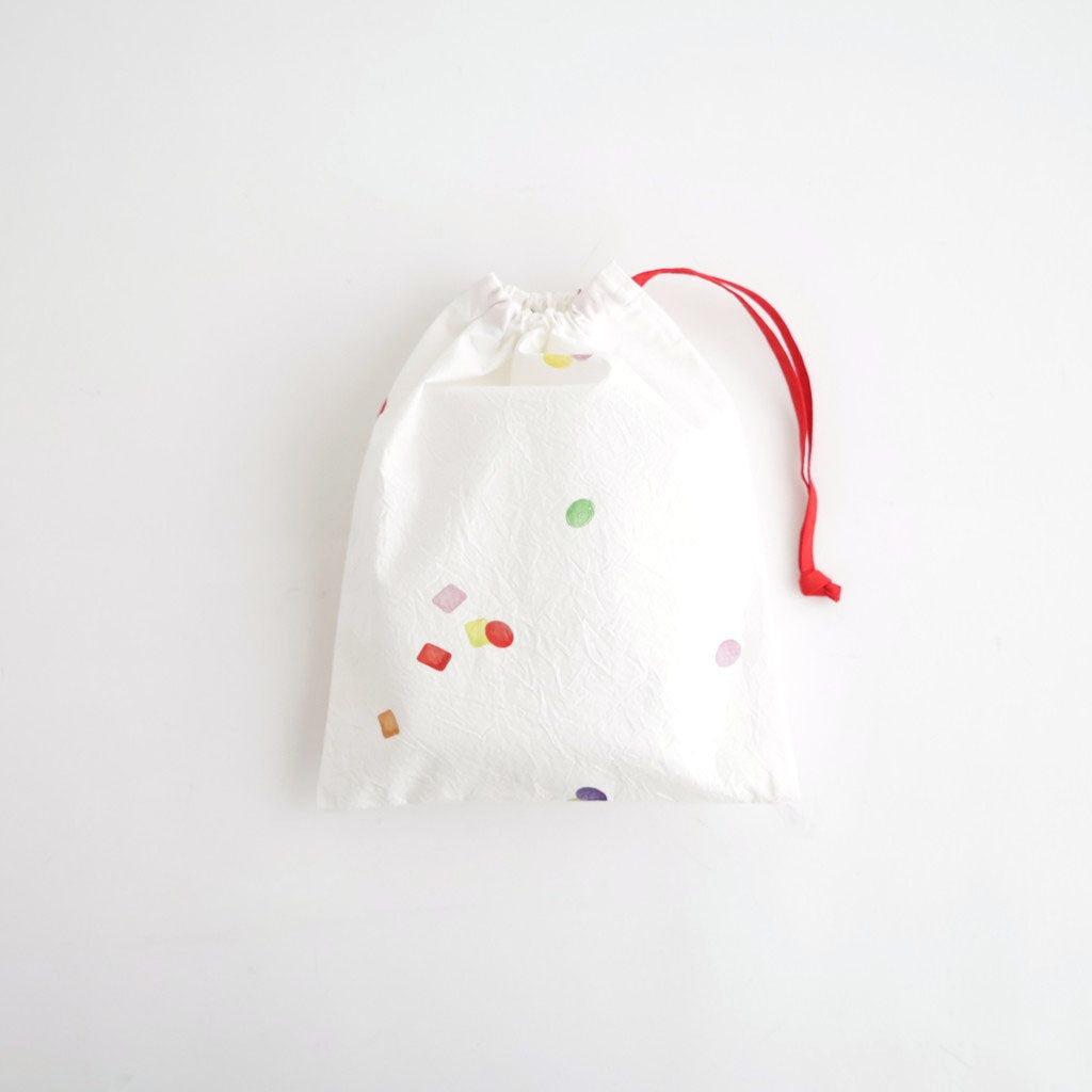 D.C. DRAWSTRING BAG (S) #White [no.8206]