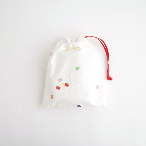 D.C. DRAWSTRING BAG (S) #White [no.8206]
