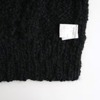 夜を紡ぐ Knitted vest #black [TLF-126-hkn001]