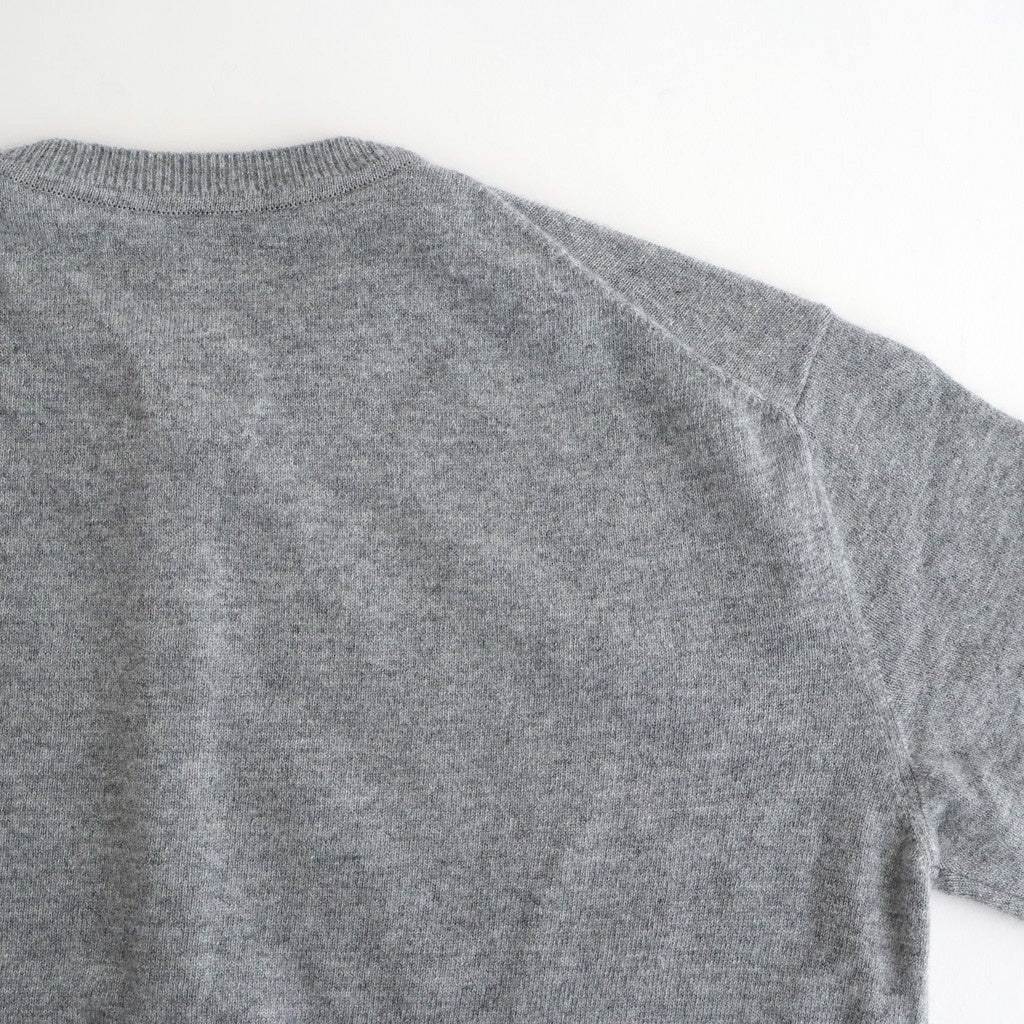 Lister Wool Cashmere Cardigan #L.GRY [A232252TK809]