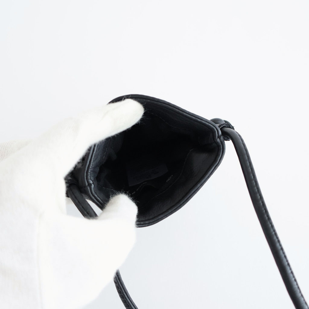 ALL PLAIN SHOULDER PHONE CASE #9900 BLACK [SVMDS2502P]