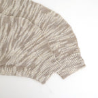 linen & silk melange slub yarn P/O #cream melange [WXSP-UW101]