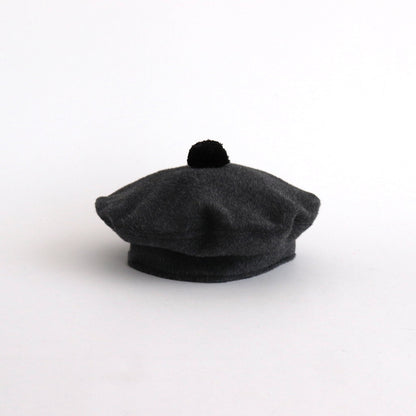 ANGOLA BERET #Charcoal [no.7125]