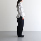 偶然の影：ブラウス #off white×blue [13261-09107]