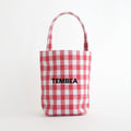BAGUETTE TOTE MINI NEEDLE PUNCH #GINGHAM RED [TMB-2381H]