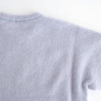 stretch superkid mohair crew-neck P/O #ice blue [WVFL-UW114]