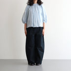 GARMENT DYE LAWN GATHER SMOCK #Sax [no.7520]