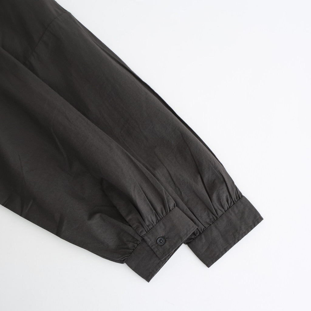 40s POPLIN PLAIN FRILL COLLAR SHIRT #9700 GREY [NSL25542]