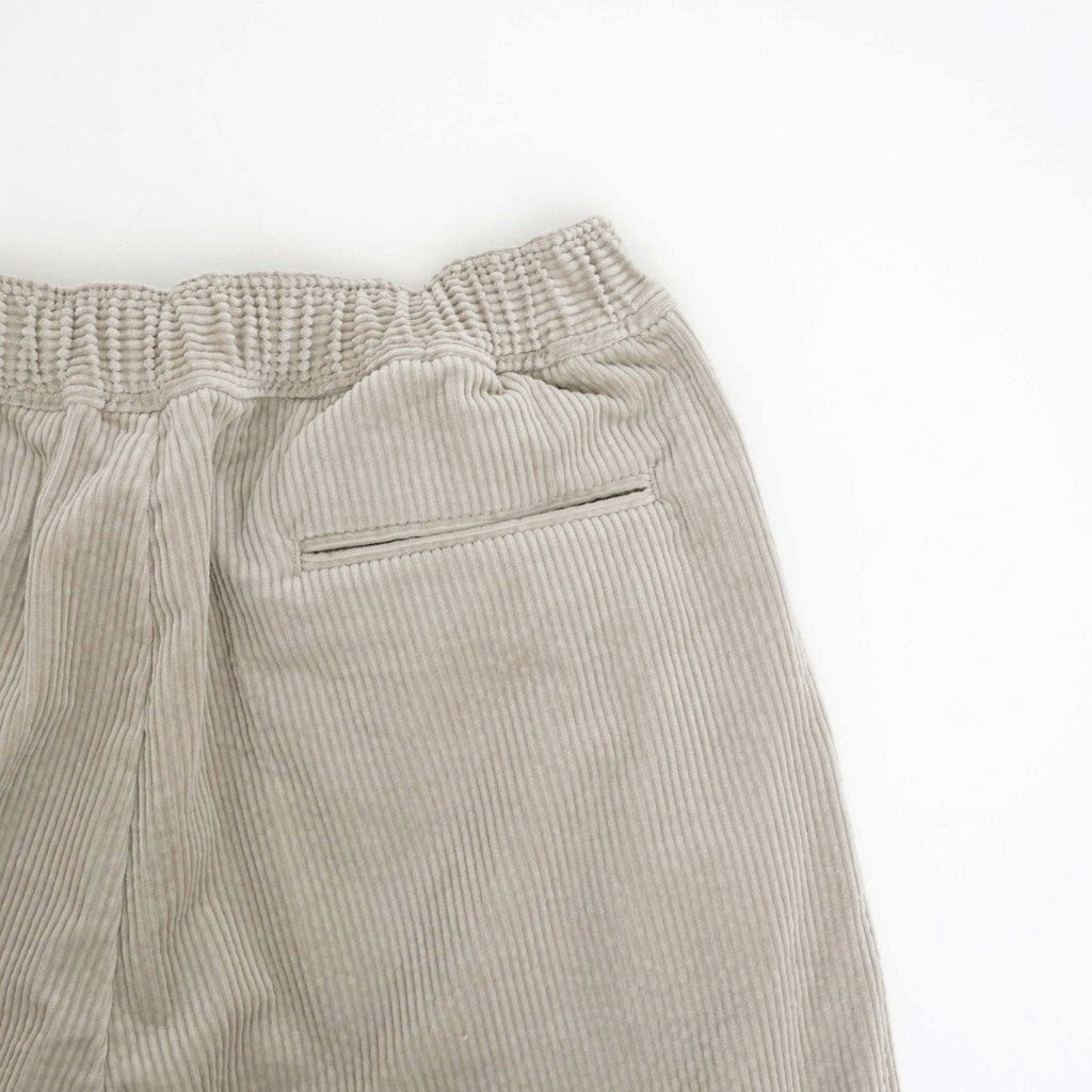 8WALE CORDUROY EASY WIDE PANTS #8200 BEIGE [GNMDS2052CR]
