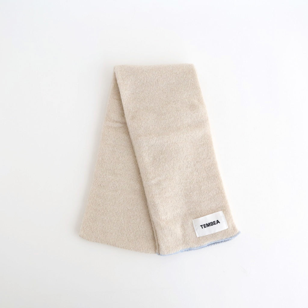 MUFFLER #OATMEAL/SAX [TMB-GNT5]