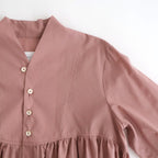 静寂の欠片 Funnel neck shirt #Smoky Pink [TLF-126-sh003-la]