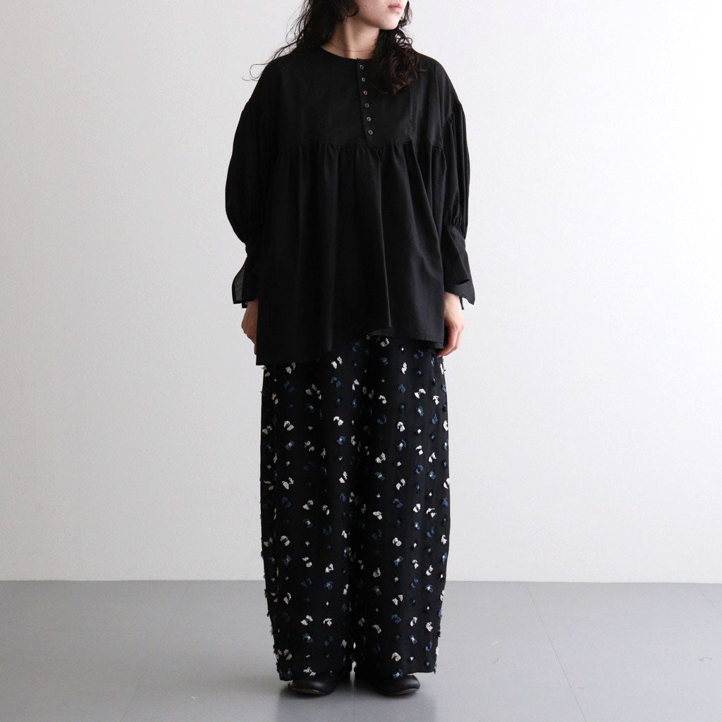 wide pants #ototsubu BK [KJ507SS55]