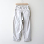 COTTON/LINEN DYED WEATHER 2TUCK TAPERED EASY PANTS #9200 LT.GREY [GNMDS2501CLW]