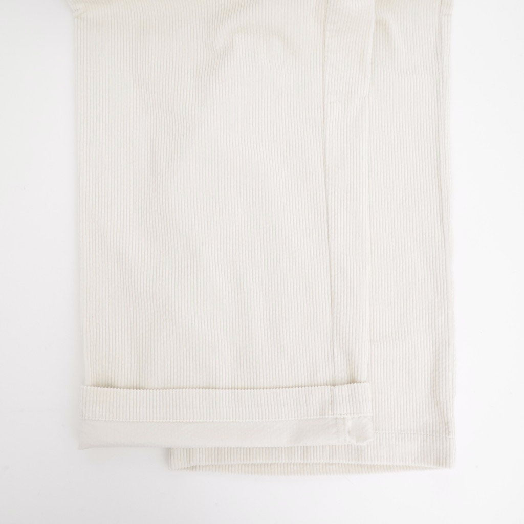 8WALE CORDUROY EASY WIDE PANTS #9100 OFF.WHITE [GNMDS2052CR]
