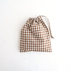 G.C. DRAWSTRING BAG (S) #Brown [no.8070]