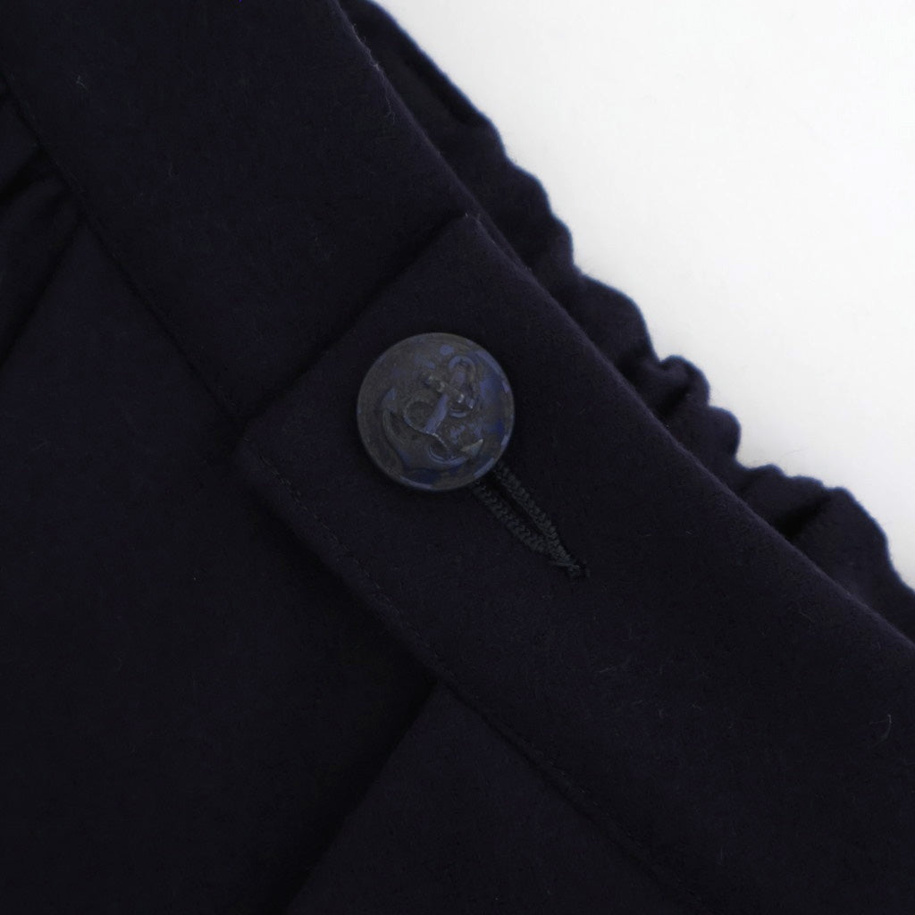 夜色：Tucked pants #dark navy [13251-18113]