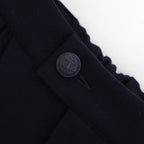 夜色：Tucked pants #dark navy [13251-18113]