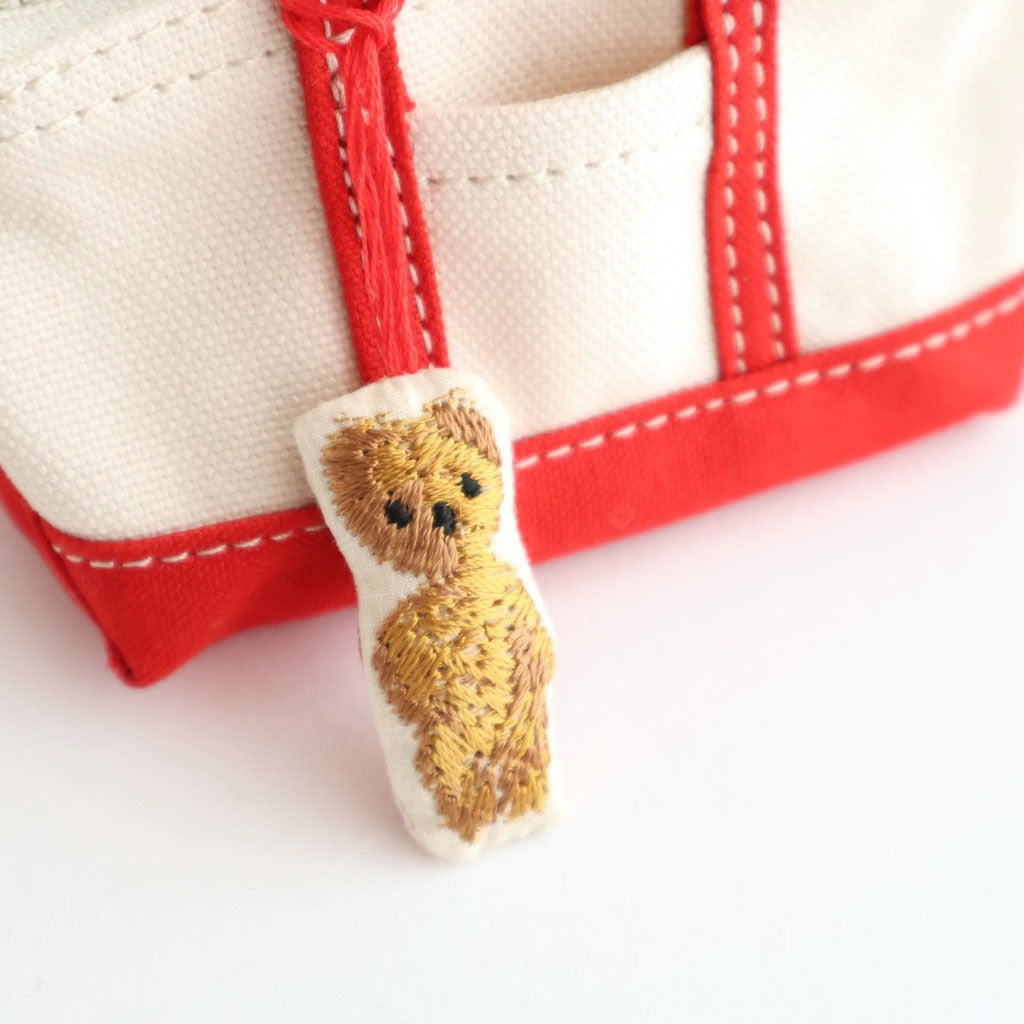 MINI MINI TOTE KEY RING #Red bear付き [no.8008]