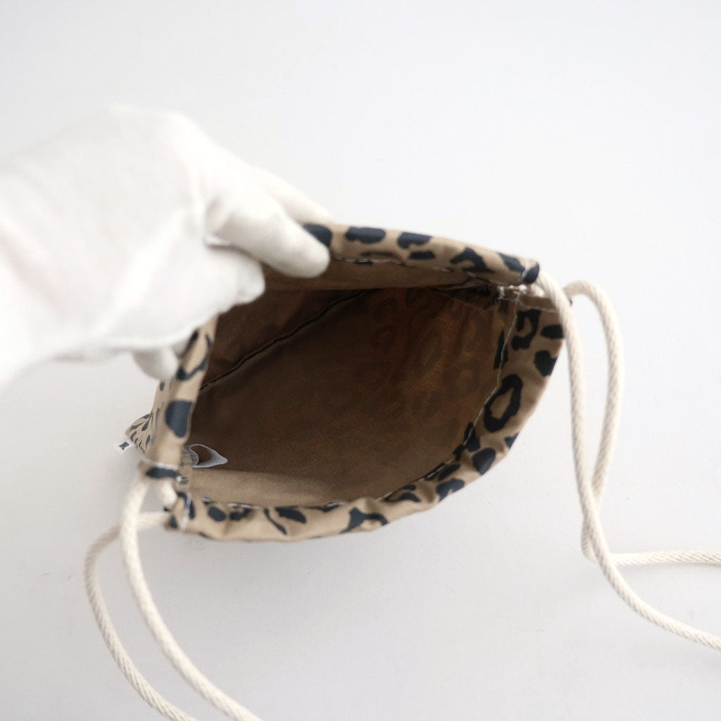 巾着POCHETTE #LEOPARD/KHAKI [TMB-2137A]